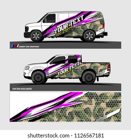 car decal design vector. abstract background for vehicle vinyl wrap