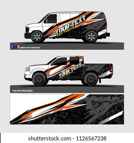 car decal design vector. abstract background for vehicle vinyl wrap