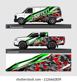 car decal design vector. abstract background livery for vehicle vinyl wrap
