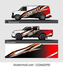 car decal design vector. abstract background livery for vehicle vinyl wrap