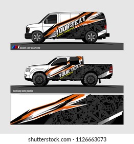 car decal design vector. abstract background livery for vehicle vinyl wrap