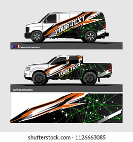 car decal design vector. abstract background livery for vehicle vinyl wrap