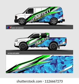 car decal design vector. abstract background livery for vehicle vinyl wrap