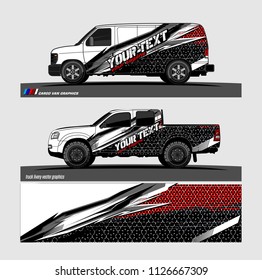car decal design vector. abstract background livery for vehicle vinyl wrap