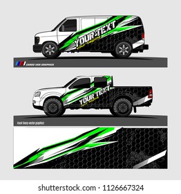 car decal design vector. abstract background livery for vehicle vinyl wrap