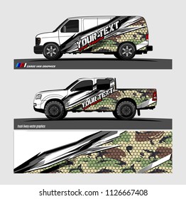 car decal design vector. abstract background livery for vehicle vinyl wrap