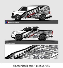 car decal design vector. abstract background livery for vehicle vinyl wrap