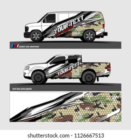 car decal design vector. abstract background livery for vehicle vinyl wrap