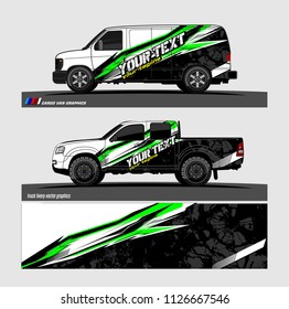 car decal design vector. abstract background livery for vehicle vinyl wrap
