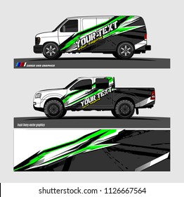 car decal design vector. abstract background livery for vehicle vinyl wrap
