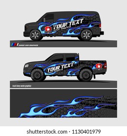 car decal design vector. abstract background for vehicle vinyl wrap