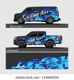 car decal design vector. abstract background for vehicle vinyl wrap