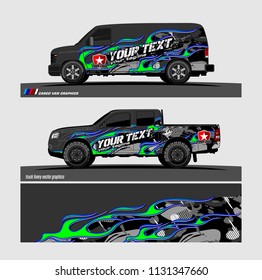car decal design vector. Abstract flame with modern camouflage background for vehicle vinyl wrap 
