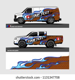 car decal design vector. Abstract flame with modern camouflage background for vehicle vinyl wrap 