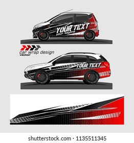 car decal design vector. abstract background for vehicle vinyl wrap