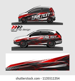car decal design vector. abstract background for vehicle vinyl wrap