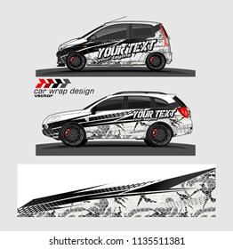 car decal design vector. abstract background for vehicle vinyl wrap