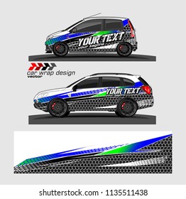 car decal design vector. abstract background for vehicle vinyl wrap