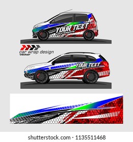 car decal design vector. abstract background for vehicle vinyl wrap