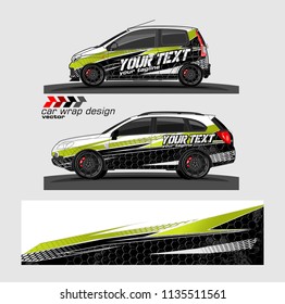 car decal design vector. abstract background for vehicle vinyl wrap