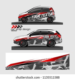 car decal design vector. abstract background for vehicle vinyl wrap