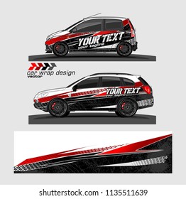car decal design vector. abstract background for vehicle vinyl wrap
