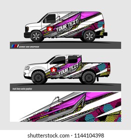 car decal design vector. abstract background for vehicle vinyl wrap
