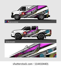 car decal design vector. abstract background for vehicle vinyl wrap