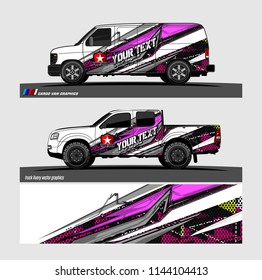 car decal design vector. abstract background for vehicle vinyl wrap