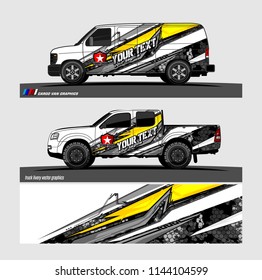 car decal design vector. abstract background for vehicle vinyl wrap