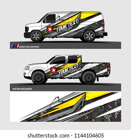 car decal design vector. abstract background for vehicle vinyl wrap