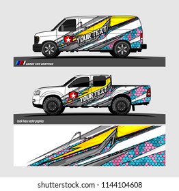 car decal design vector. abstract background for vehicle vinyl wrap