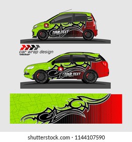 car decal design vector. abstract background for vehicle vinyl wrap