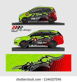 car decal design vector. abstract background for vehicle vinyl wrap