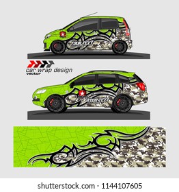 car decal design vector. abstract background for vehicle vinyl wrap