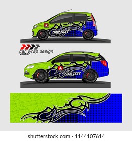 car decal design vector. abstract background for vehicle vinyl wrap