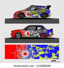 car decal design vector. abstract background for vehicle vinyl wrap