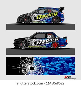 car decal design vector. abstract background for vehicle vinyl wrap