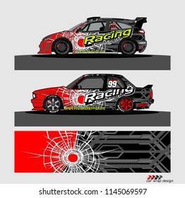 car decal design vector. abstract background for vehicle vinyl wrap
