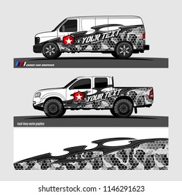 car decal design vector. abstract tribal background for vehicle vinyl wrap