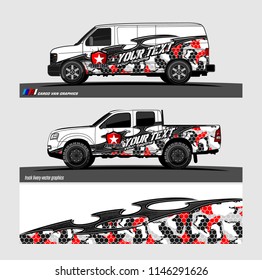 car decal design vector. abstract tribal background for vehicle vinyl wrap