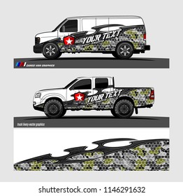 car decal design vector. abstract tribal background for vehicle vinyl wrap