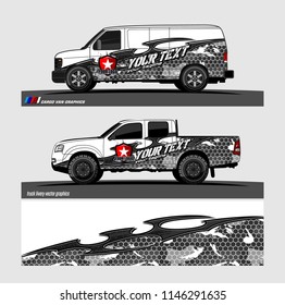 car decal design vector. abstract tribal background for vehicle vinyl wrap