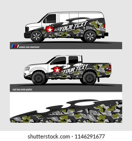car decal design vector. abstract tribal background for vehicle vinyl wrap