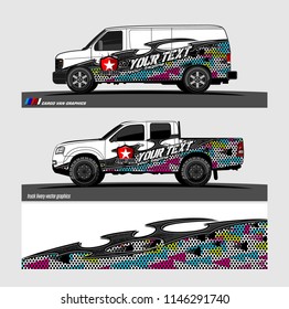 car decal design vector. abstract tribal background for vehicle vinyl wrap