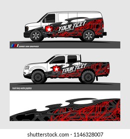 car decal design vector. abstract tribal background for vehicle vinyl wrap