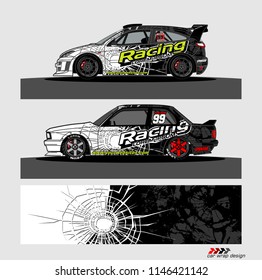 car decal design vector. abstract background for vehicle vinyl wrap