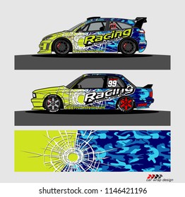 car decal design vector. abstract background for vehicle vinyl wrap
