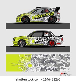car decal design vector. abstract background for vehicle vinyl wrap