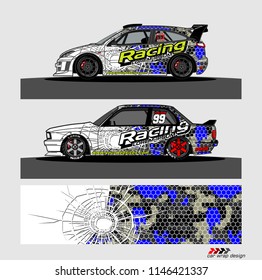 car decal design vector. abstract background for vehicle vinyl wrap